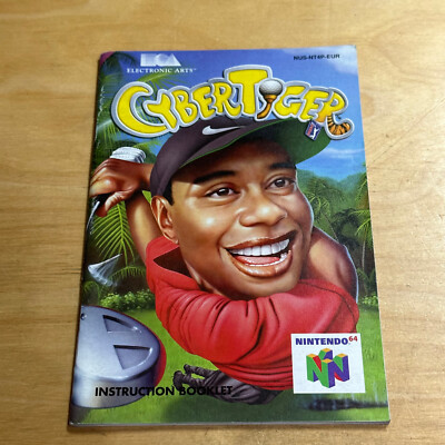 Nintendo 64 N64 Instruction Booklet Manual Only Cyber Tiger