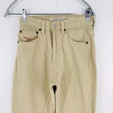 Jean Diesel Homme Vintage Beige, Taille 33/44, Fabriqué En Italie - Occasion Très Bon état