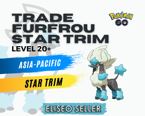 Pokemon Furfrou Star Trim GO - Star Trim - New Kalos