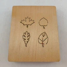 Leaves #3 Mini Fall Nature Ellison Educational Equip Accucut Wood Dies 6"x5" 