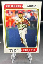2023 Topps Heritage Edmundo Sosa #486 SP Phillies