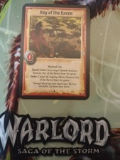 Warlord Saga of the Storm - Day of the Raven - 4E Promo Card