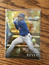 Jose Reyes 2014 Bowman Platinum Gold Base Parallel Toronto Blue Jays Refractor