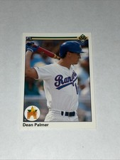 1990 Upper Deck #74 DEAN PALMER Texas Rangers ROOKIE CARD RC. rookie card picture