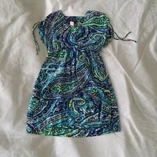 Lauren Ralph Lauren Green Multicolor Paisley Women’s Spring Dress Size S