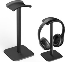 Headphone Stand for Desk - Headset with Aluminum Hanger and Black
