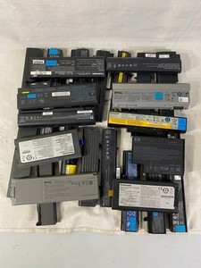 Small Lot of 25 Scrap Laptop Li-ion Batteries For Parts Recovery