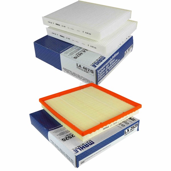 Mahle / Knecht Set Filterpaket Innenraumfilter LA 467/S Luftfilter LX 2525-image