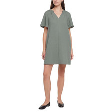 Gap Women's Gauze Pop-Over Dress Size Large Green