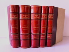 TRAITE D'ANATOMIE HUMAINE  L.TESTUT  A. LATARJET  5 VOLUMES   Ed.DOIN  1948-49