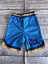Space Jam Youth Vintage Small Teal Athletic  Toon Squad  Shorts