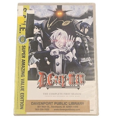 D.Gray-man Season 1 DVD 4 Disc Anime Funimation Library Copy Untested Discount