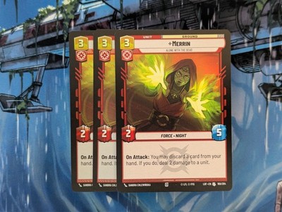 Star Wars Unlimited - 3x Merrin - LOF160 Playset