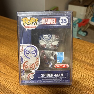 Funko Pop Spider-Man #35 Marvel Target Exclusive Art Series Bobble-Head SEALED
