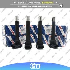 4X BOSCH Ignition Coil Spark Plug Genuine For VW Golf Jetta Passat Audi A4 A5 Q5