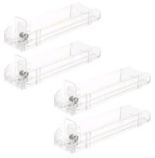 Spring Loaded Cigarette Shelf Pusher, 4PCS Store Display Holder Acrylic