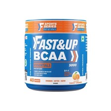 FAST UP BCAA Basic with 2:1:1 Ideal Ratio 45 Servings, Orange Flavour 