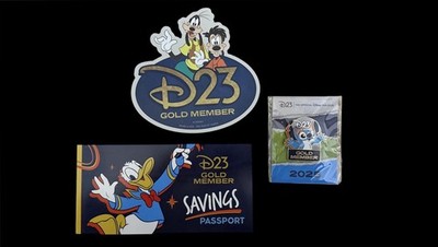 D23 2025 Member Exclusive Gifts Stitch Pin/ Savings Passport/ Goofy Magnet NEW