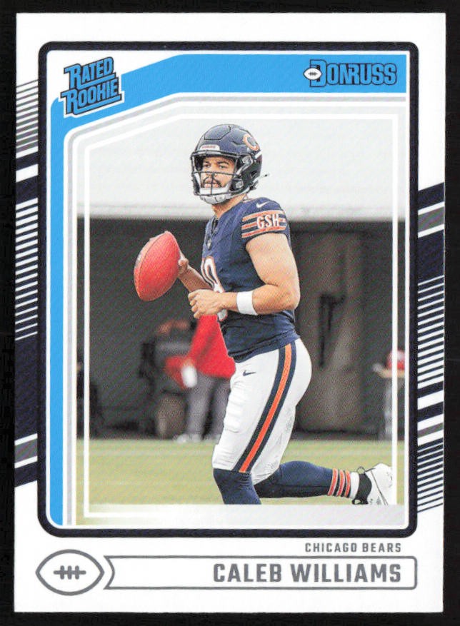 2024 Donruss Caleb Williams #327 Chicago Bears Y74