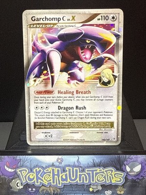 Pokemon Karte Garchomp C Lv.X 145/147 Platin Supreme Victors Holo Light Play