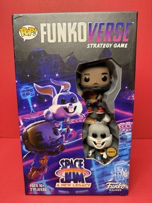 Space Jam 2  Funkoverse Strategy Game Bugs Bunny & Lebron James 2 Pack NIB