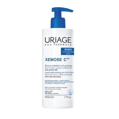 Uriage Xemose C8+ Lipid-Replenishing Anti-Juckreiz Balsam 500 ml (1er Pack), weiß 