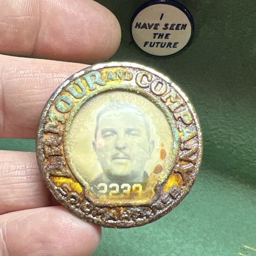 Vintage ARMOUR & COMPANY Employee Badge #2239 South NEB OMAHA -Robbins Attleboro