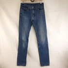 Levis 511 Jeans Blue Denim Slim Fit Size W29 L34