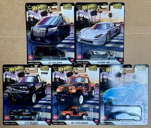Hot Wheels 2026 Premium Boulevard #151-155 GJT68-958H Complete Set of 5 IN HAND