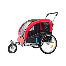 Midlee Dog Red Bike Stroller Large 
