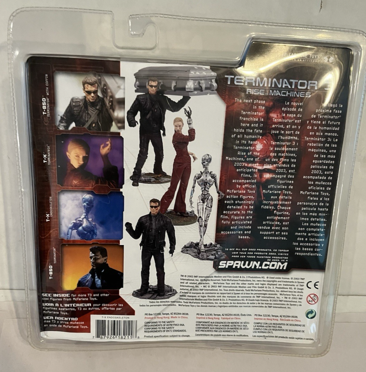 McFarlane Toys Terminator 3: Rise of the Machines T-X Endoskeleton