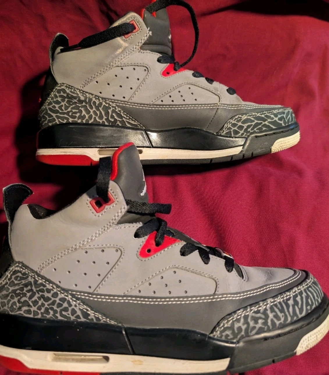 Jordan Mid Hi Sons Of Mars nero rosso 2013 580604 004 taglia 6 anni o donna 8