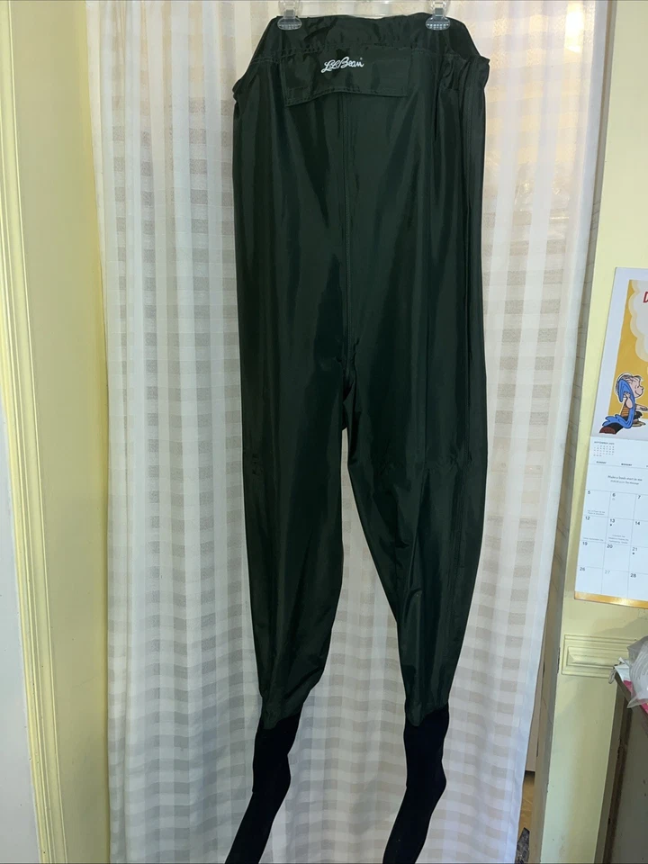 Men's "L.L. Bean's Chest High Full Boot Fishing Waders" Neoprene Boot Large EX - Image 2 of 4