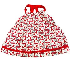 Gymboree Baby Girls 3-6M Red Butterfly Halter Dress Vintage Cotton Sundress