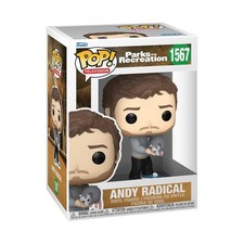 Funko Pop! TV: P&R 15th – Andy Radical - Parks and Recreation - Figura de Vinilo