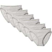 Women  s High Cut Briefs in Cotton-Spandex - Comfortable 6-Pack, Sizes Up to 4X