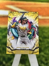 2025 Topps Inception - Rookie Card - Jacob Wilson #29 Yellow Parallel /199 JH. rookie card picture