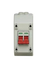 Wylex REC2S Mains Enclosed Isolator Switch - 100 Amp Double Pole DNO Meter Tails
