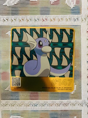 pokemon oreo card price Oreo Pokemon Special Edition Photo Card #147 Dratini