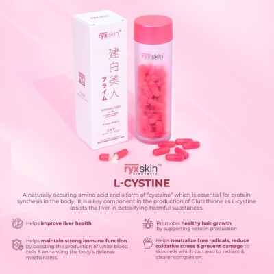 ryx glutathione review NEW! Ryxskin Kenpaku Bijin Prime Glutathione 62 capsules