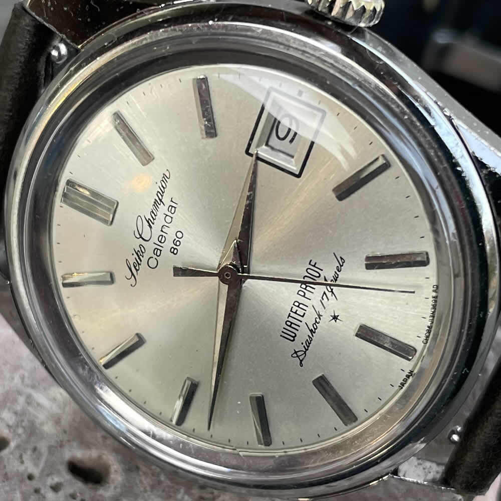 Seiko Champion Cal.860 Overhaul Vintage 1968 Manual Winding Mens 