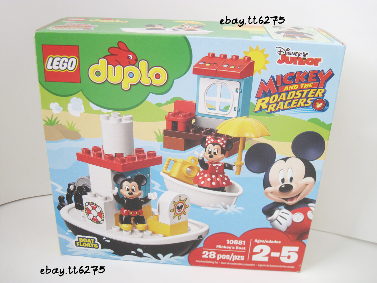 Lego Duplo Mickey's Boat 10881 Mickey the Roadster Racers Disney