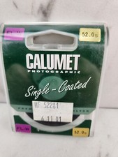Vintage CALUMET Photographic Filter FL-W 52.0s - NEW in original packaging