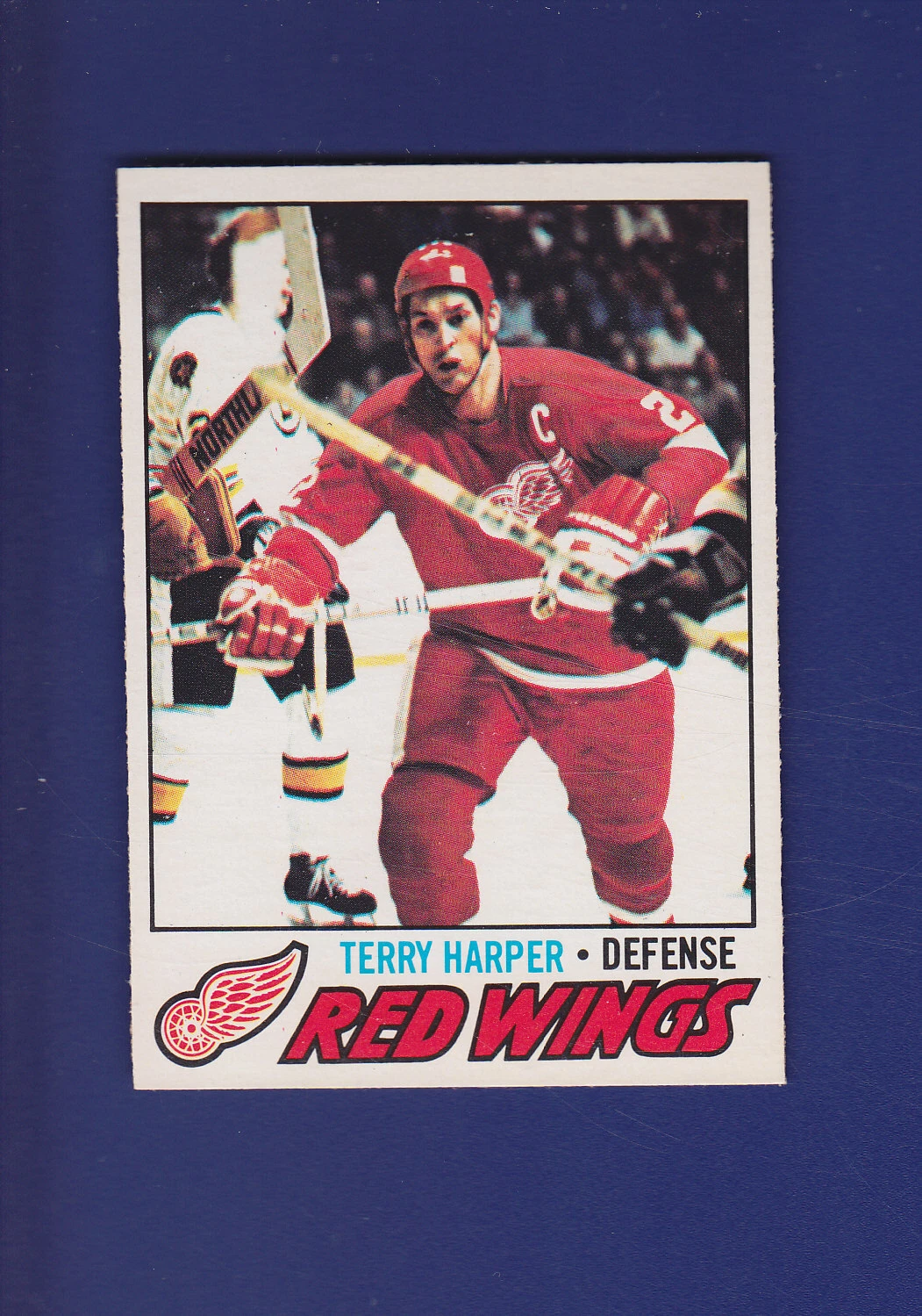 Terry Harper 1977-78 O-PEE-CHEE OPC NHL Hockey #16 (NM+) Detroit Red Wings
