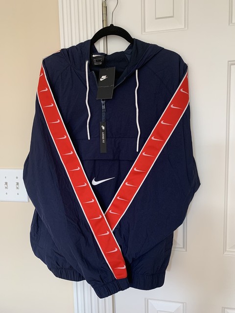 Nike Swoosh Woven Jacket Size Large 