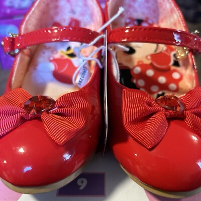 Disney Junior Limited Edition Ruby Red Dress Up Shoes, Size 9. New In Box