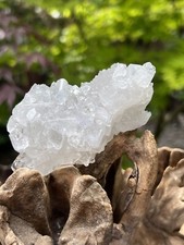 White Apophyllite Cluster Bed AA 125g 21