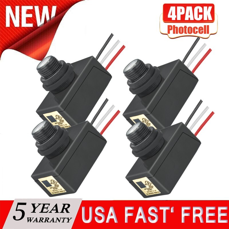 Dusk to Dawn Photocell Light Switch Auto ON Off Light Sensor Control ...
