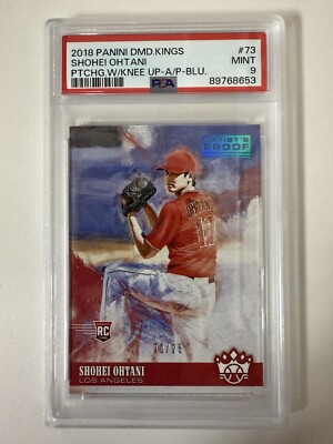 その他 2018 Diamond Kings Shohei Ohtani 2018 Diamond Kings Shohei Ohtani RC #73 Artist's Proof Blue #/25