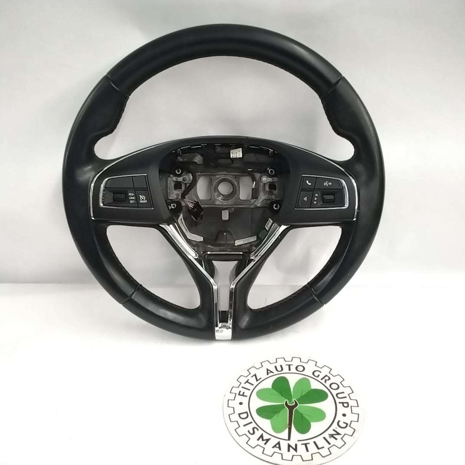 2019 Maserati Ghibli Black Leather Steering Wheel ID#06700446020 OEM 